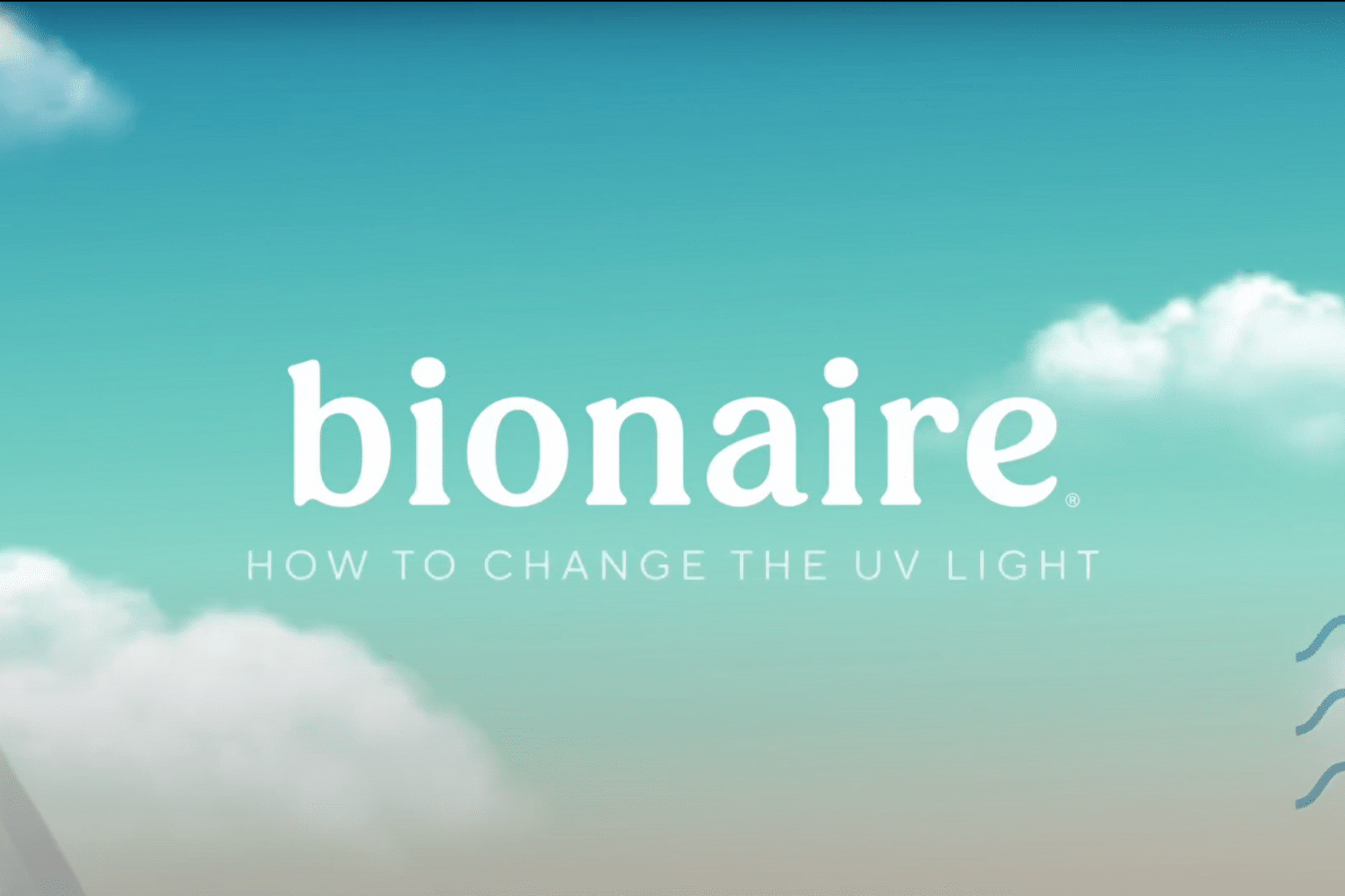 bionaire how to change uv bulb